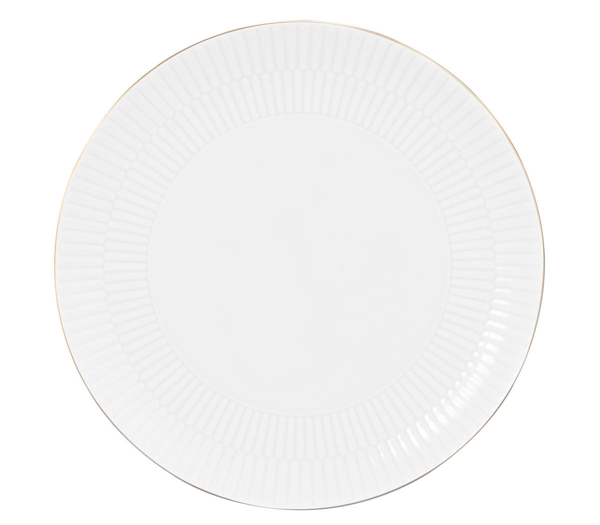 FRUKOSTTALLRIK  22,5 cm   - vit/guldfärgad, Klassisk, keramik (22,5cm) - Seltmann Weiden