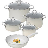 SET POSOD Avorio 5-delni     - barve šampanjca, Trendi, kovina/steklo - Riess