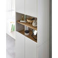 HOCHSCHRANK 61,6/182,8/32,2 cm  - Eichefarben/Weiß, KONVENTIONELL, Holzwerkstoff (61,6/182,8/32,2cm) - Xora