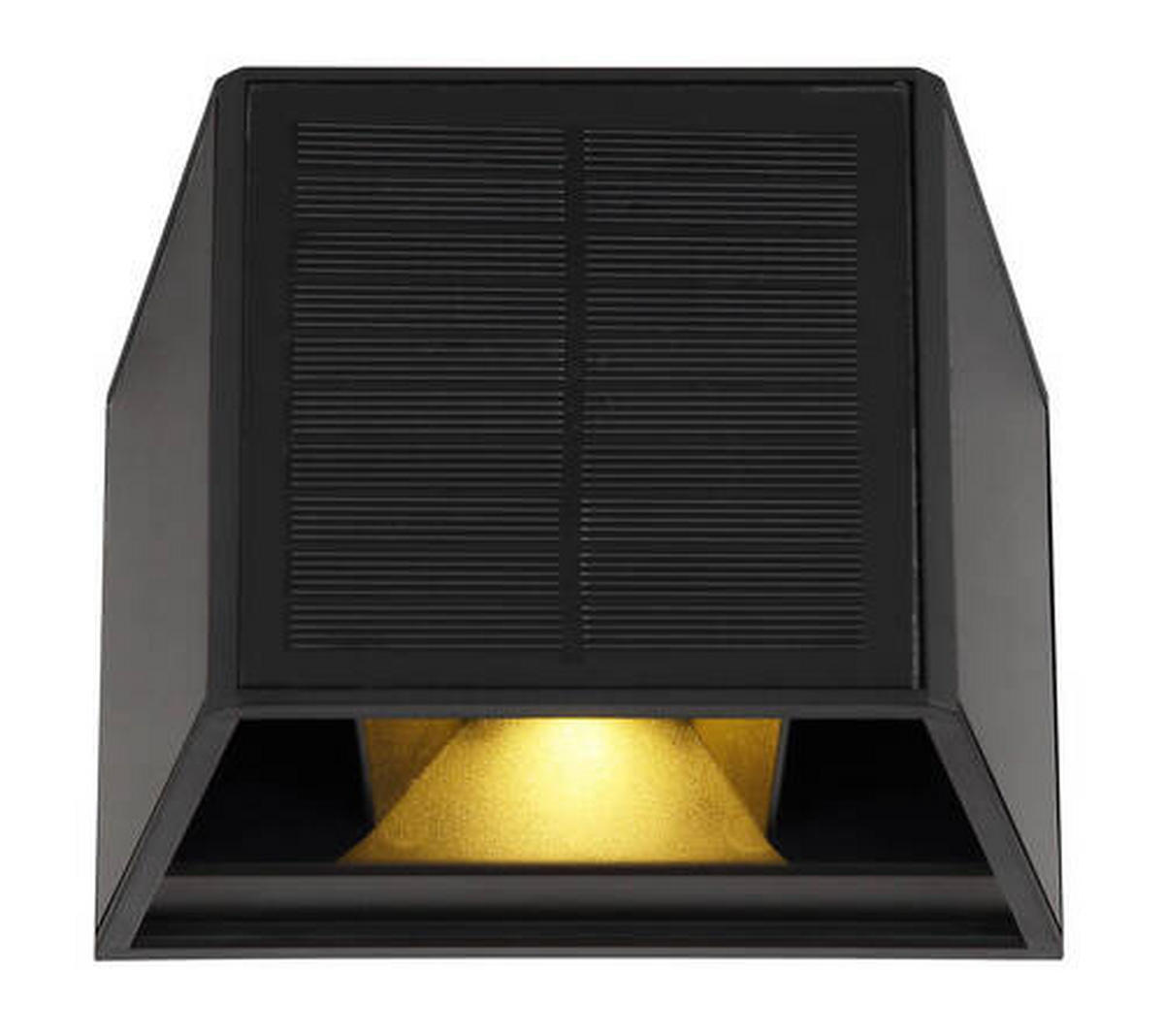 SOLCELLSLAMPA - klar/svart, Design, plast (15,4/9,6/9,9cm) - Globo