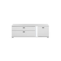 LOWBOARD  in 150/45/42 cm  - Silberfarben/Schwarz, Design, Holzwerkstoff/Kunststoff (150/45/42cm) - MID.YOU
