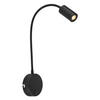 LED FALILÁMPA - fekete, Basics, műanyag/fém (9/50cm) - Novel