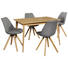 ESSTISCH Wildeiche massiv rechteckig Eichefarben - Eichefarben, KONVENTIONELL, Holz (120/80/76cm) - Carryhome ESSTISCH Wildeiche massiv rechteckig Eichefarben - Eichefarben, KONVENTIONELL, Holz (120/80/76cm) - Carryhome