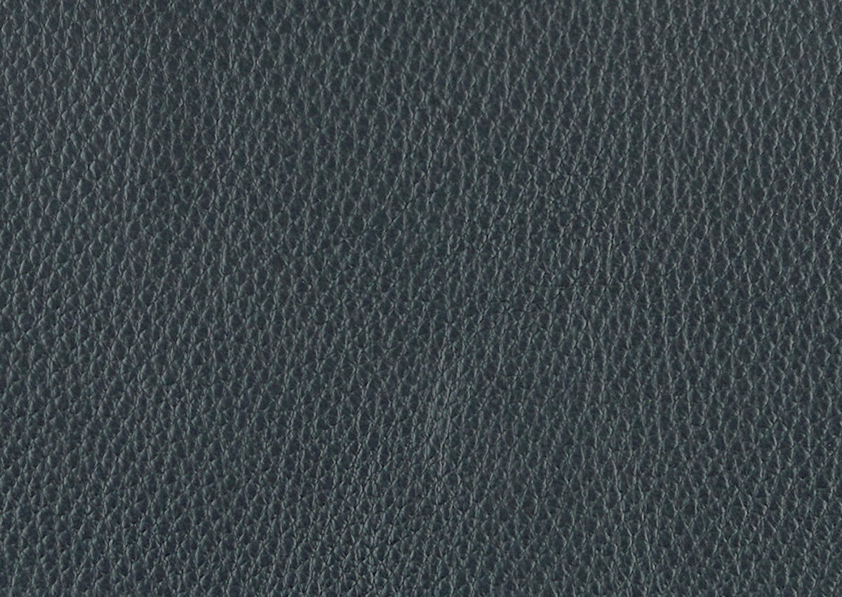 3-SITZER-SOFA Echtleder Dunkelblau  - Schwarz/Dunkelblau, Design, Leder/Metall (210/79/104cm) - Belluti