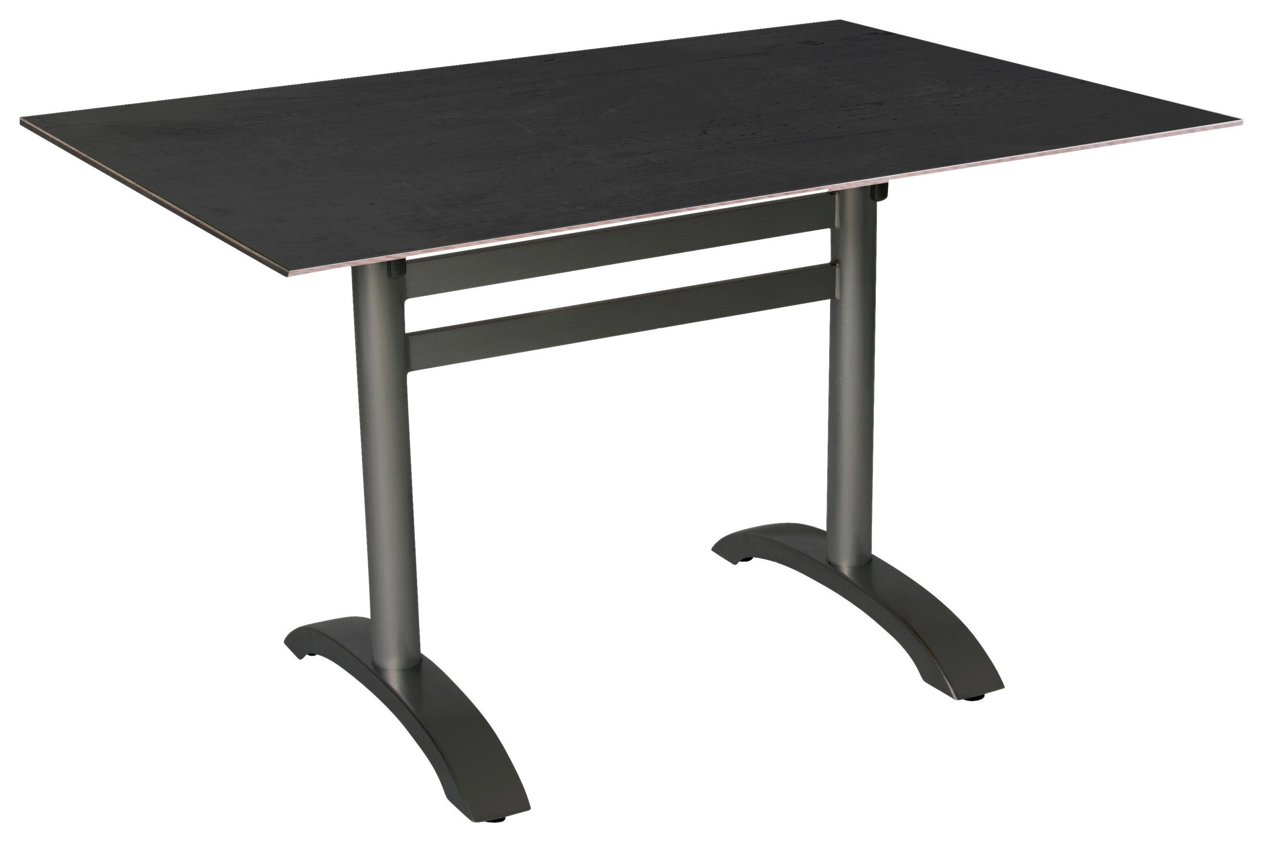 GARTENTISCH Metall, Kunststoff rechteckig  - Anthrazit, MODERN, Kunststoff/Metall (120/72/80cm) - Ambia Garden