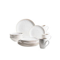 KOMBISERVICE Frozen 16-teilig  - Weiß, Basics, Keramik (34,7/32/35cm) - Mäser
