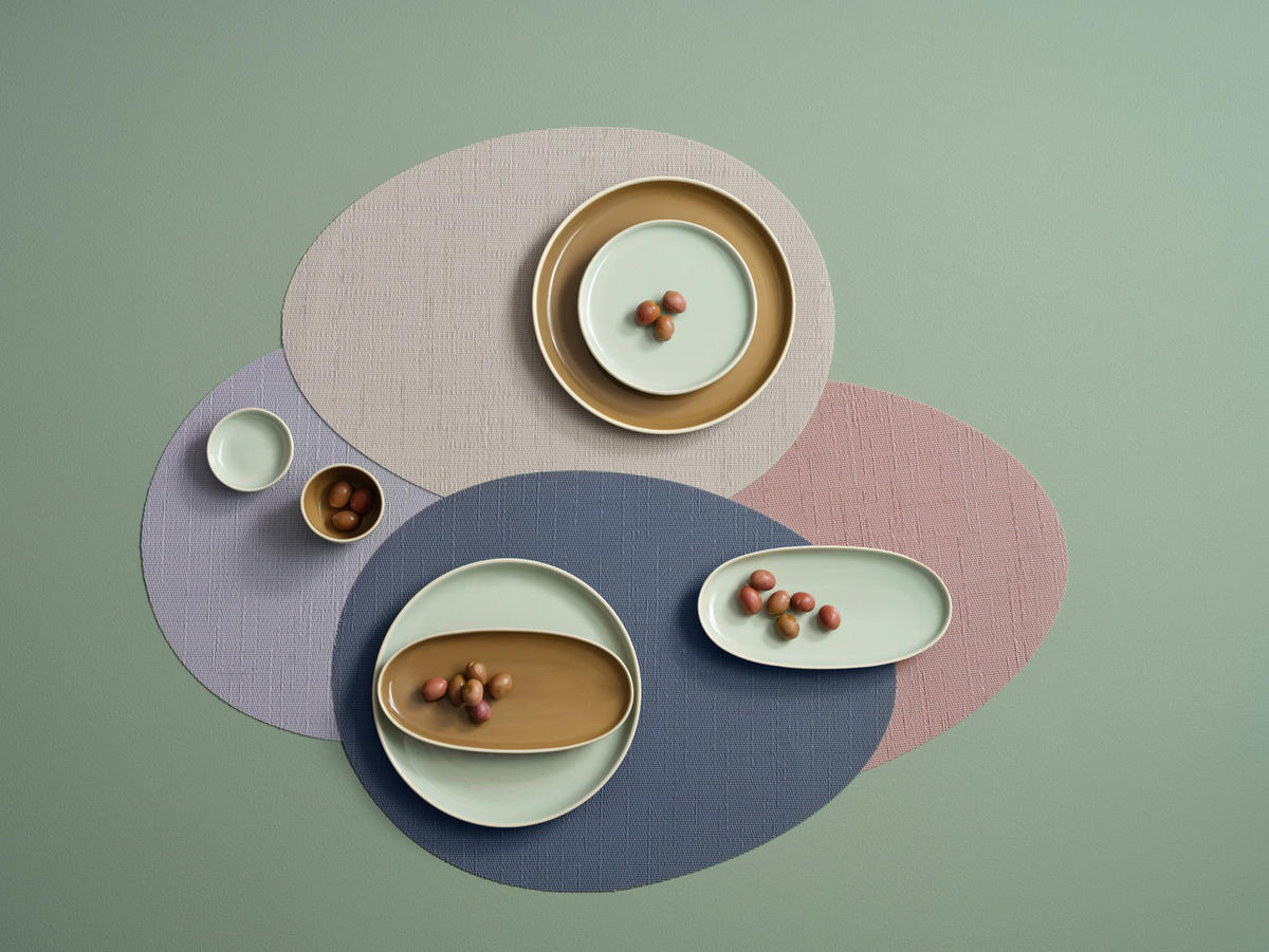 TISCHSET Arrondi Place Kunststoff Altrosa 45/35 cm  - Altrosa, KONVENTIONELL, Kunststoff (45/35cm) - ASA