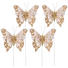 Dekoschmetterlinge 4er Set - Rosa, Basics (8/6cm) Dekoschmetterlinge 4er Set - Rosa, Basics (8/6cm)