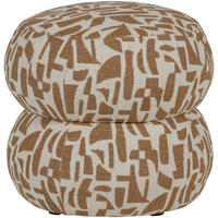 POUF in Braun Textil  - Braun, Design, Textil (43/40/43cm) - Livetastic