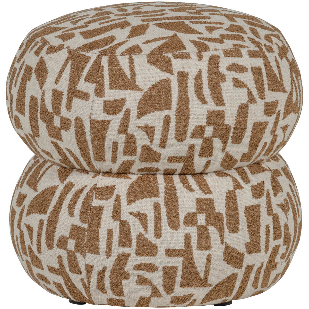 POUF in Braun Textil  - Braun, Design, Textil (43/40/43cm) - Livetastic