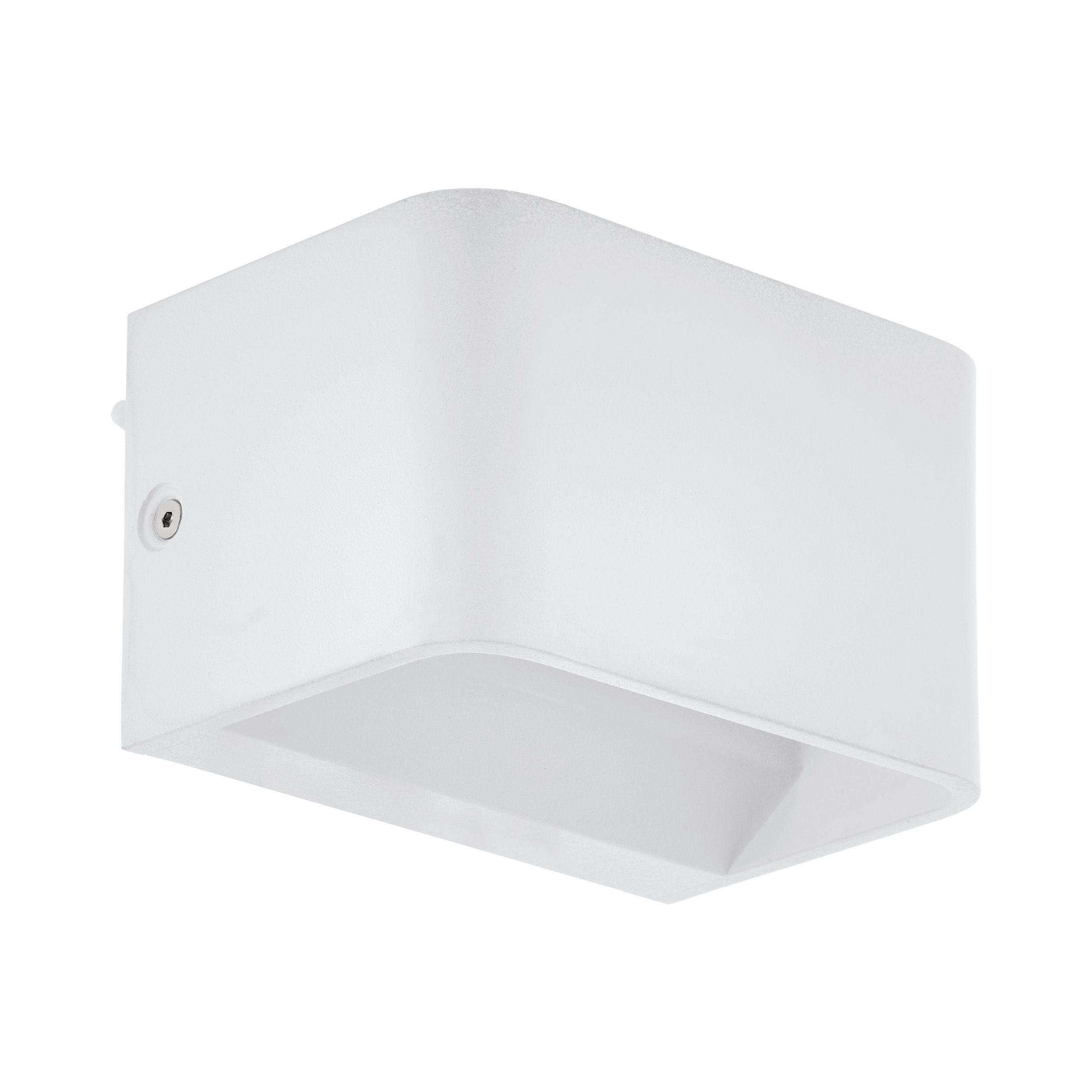 LED-WANDLEUCHTE SANIA 13/8 cm   - Weiß, KONVENTIONELL, Metall (13/8cm) - Eglo