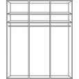 DREHTÜRENSCHRANK 300/225/58 cm 6-türig  - Weiß, Design, Holzwerkstoff (300/225/58cm) - Novel