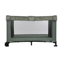 PRIJENOSNI KREVETIĆ   126/65/75 cm     - zelena/tamno zelena, Basics, metal/tekstil (126/65/75cm)