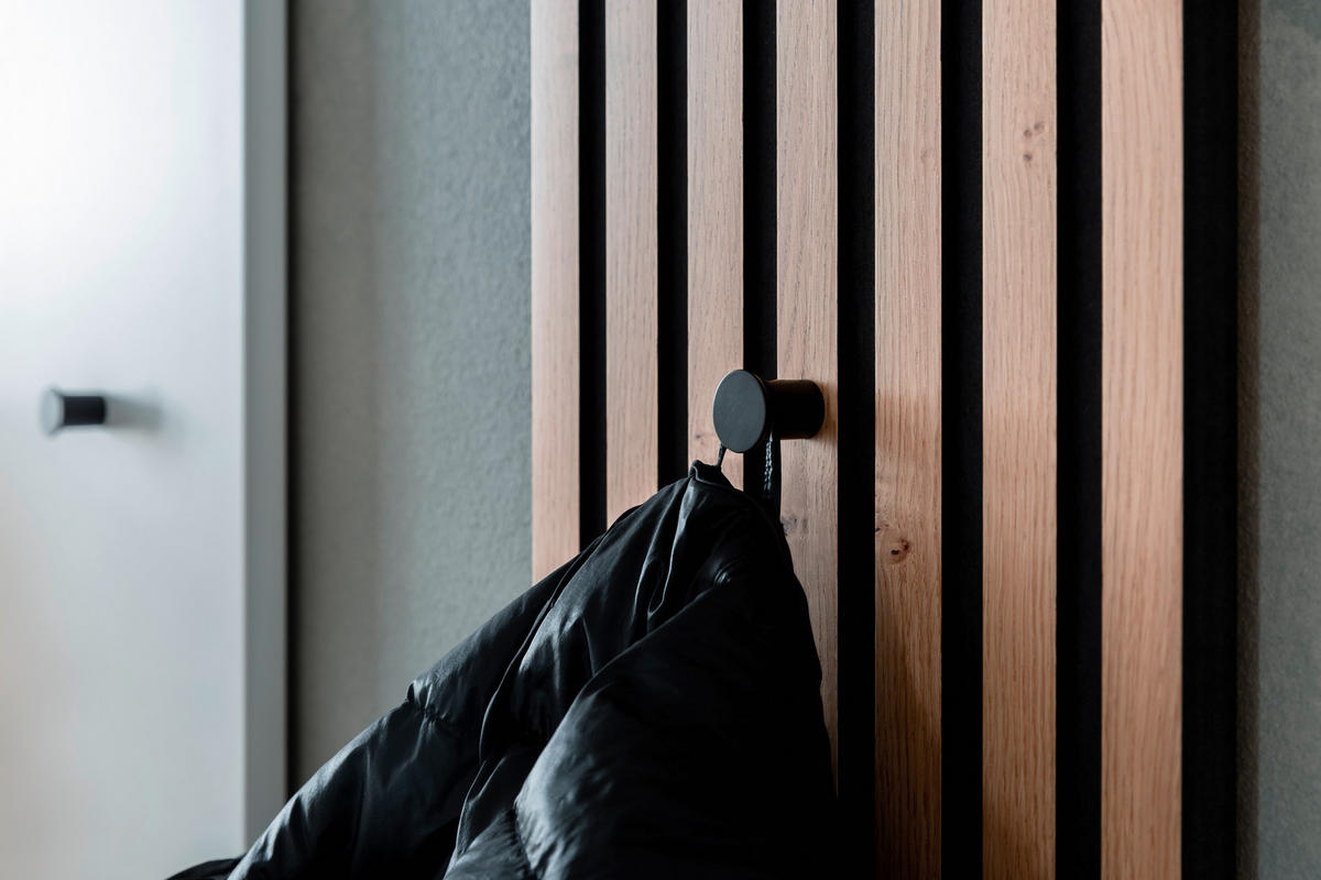 GARDEROBE 4-teilig  in 200/200/30 cm  - Weiss/Eichefarben, Design, Holz/Holzwerkstoff (200/200/30cm) - Moderano