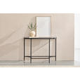 KONSOLENTISCH Schwarz  - Schwarz, Design, Glas/Metall (110/35/80cm) - Xora