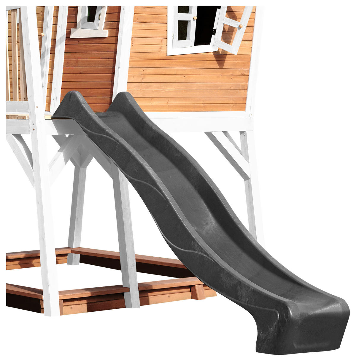 SPIELTURM 432/288/193 cm  - Weiss/Braun, Konventionell, Holz (432/288/193cm)