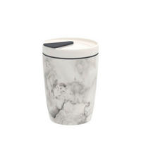 LONČEK ZA KAVO ZA NA POT  TO GO, TO STAY   0,29 l       - siva/bela, Basics, umetna masa/keramika (290ml) - like.Villeroy & Boch