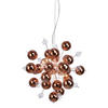 HÄNGELEUCHTE Explosion 65/150 cm   - Klar/Kupferfarben, Trend, Glas/Metall (65/150cm) - Näve