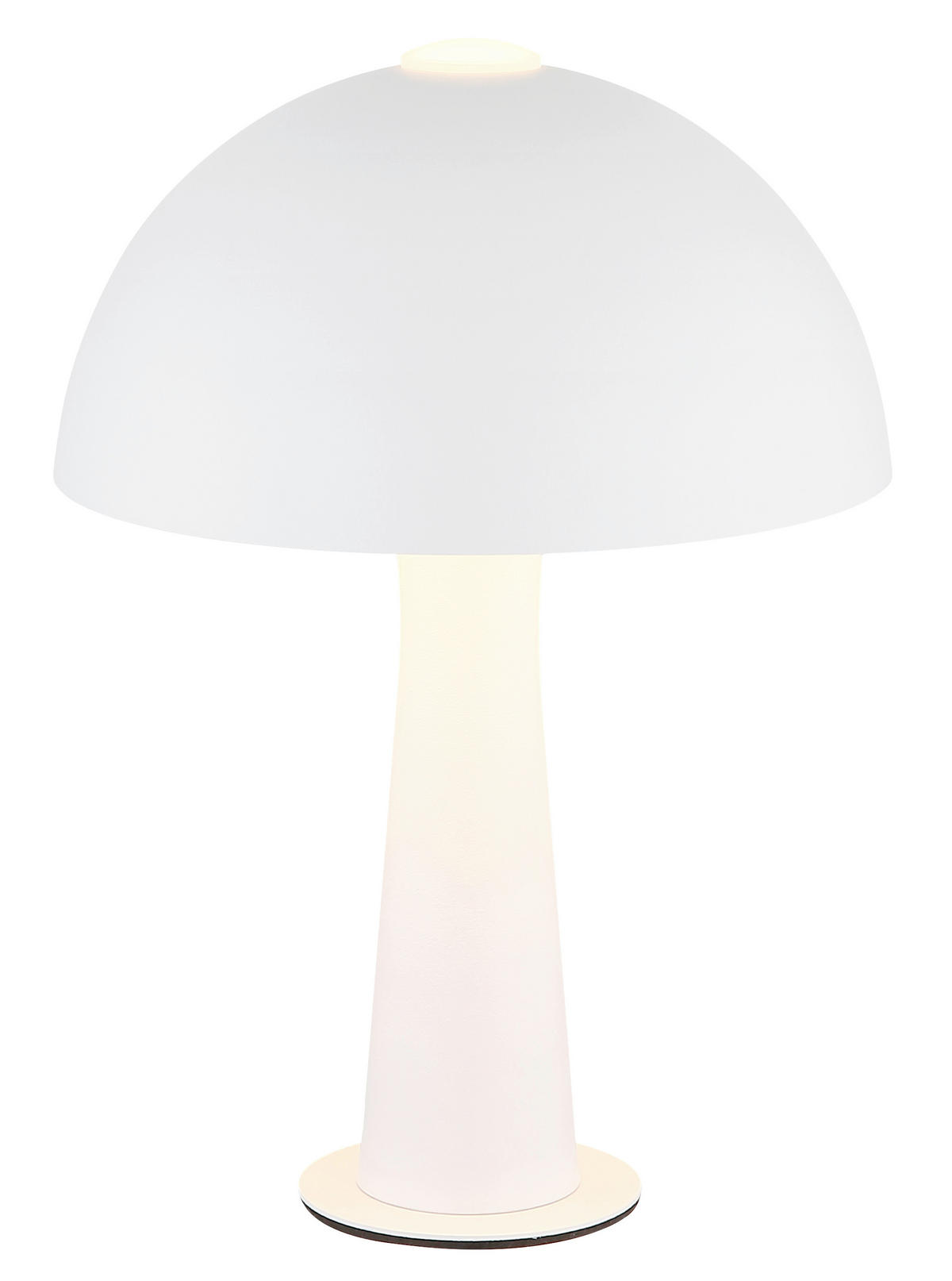 TISCHLEUCHTE Julia 20/28,5 cm  - Schwarz/Weiß, Design, Kunststoff/Metall (20/28,5cm) - Globo