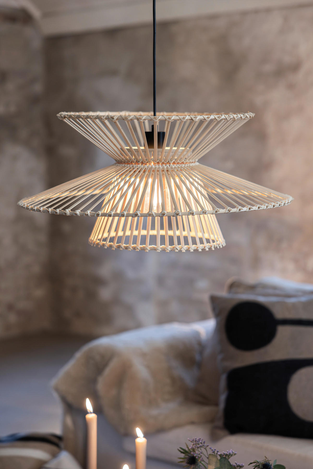 PENDELLEUCHTE DUPLICI 57/27/57 cm   - Naturfarben, Basics (57/27/57cm) - Markslöjd