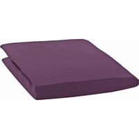 SPANNLEINTUCH 150/200 cm Single-Jersey  - Aubergine, Basics, Textil (150/200cm) - Estella