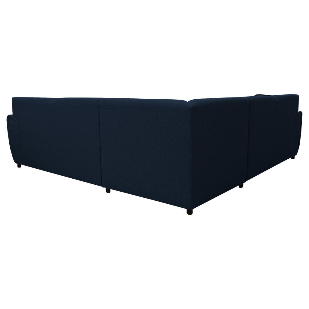 Thumbnail - Livetastic Ecksofa, Dunkelblau, Textil, 5-Sitzer, Füllung: Schaumstoff, Ottomane rechts, L-Form, 266x266 cm, Made in EU,...