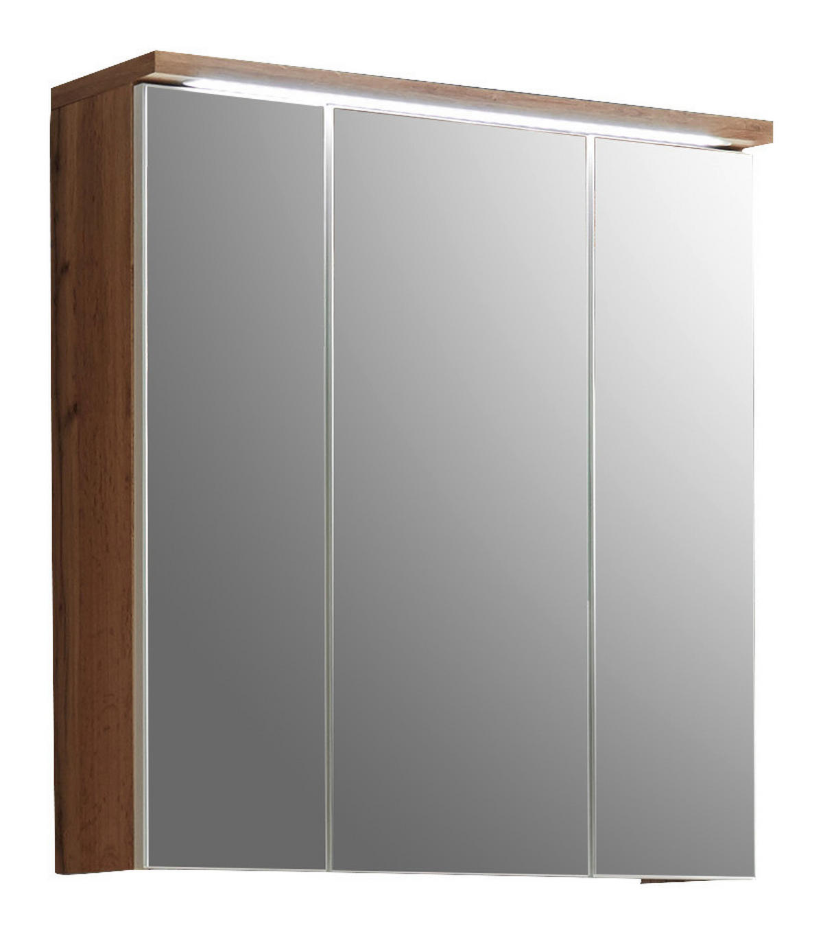 BADRUM 110 cm  - vit/ekfärgad, Design, trämaterial/glas (110cm) - MID.YOU