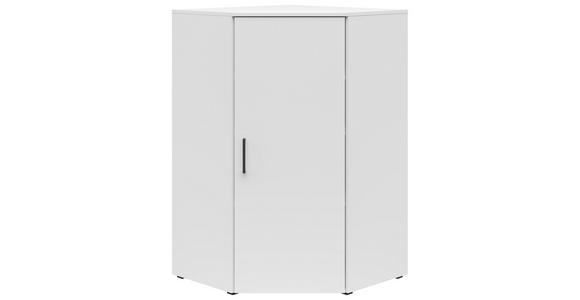ECKKOMMODE 71,5/115/71,5 cm in Weiß - Anthrazit/Schwarz, MODERN, Holzwerkstoff/Kunststoff (71,5/115/71,5cm) - Carryhome
