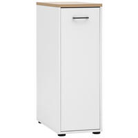 APOTHEKERSCHRANK 32,6/95,8/60 cm  in Weiß, Eichefarben  - Eichefarben/Anthrazit, MODERN, Holzwerkstoff/Metall (32,6/95,8/60cm) - MID.YOU