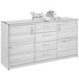 SIDEBOARD 142/77/40 cm  - Buchefarben/Nickelfarben, Natur, Holz/Holzwerkstoff (142/77/40cm) - Linea Natura