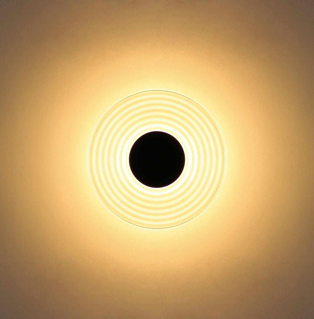 LED-WANDLEUCHTE 30/10 cm   - Schwarz, Design, Glas/Metall (30/10cm) - Globo