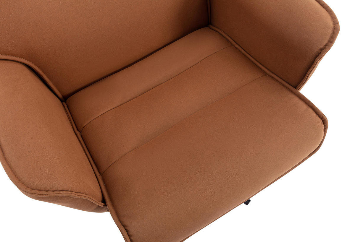 RELAXSESSELSET Mikrofaser    - Currygelb/Schwarz, Design, Textil/Metall (77/109/86cm) - Livetastic