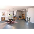 ESSTISCH in Holz 180/90/76 cm  - Schwarz/Braun, LIFESTYLE, Holz/Metall (180/90/76cm) - Landscape