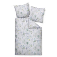 POSTELJNINA 135/200 cm mako saten modra  - modra, Konvencionalno, tekstil (135/200cm) - Janine