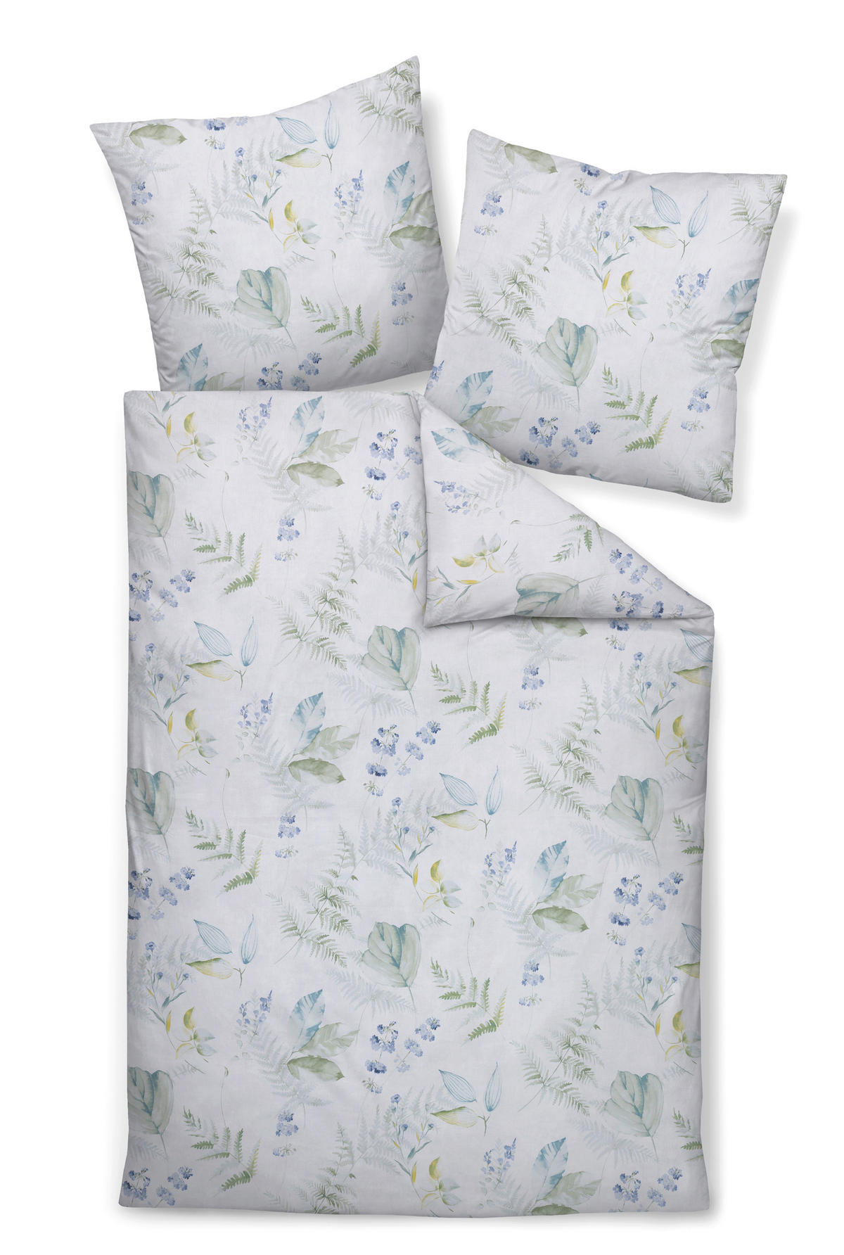 POSTELJNINA 135/200 cm mako saten modra  - modra, Konvencionalno, tekstil (135/200cm) - Janine