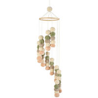 DEKOHÄNGER  - Ecru/Beige, Basics, Holz/Textil (20/60cm) - Patinio