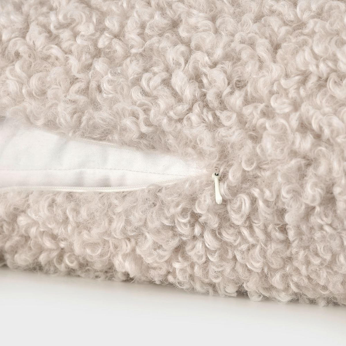 FELLKISSENBEZUG Teddy  - Beige, KONVENTIONELL, Textil (30/50cm) - Blomus