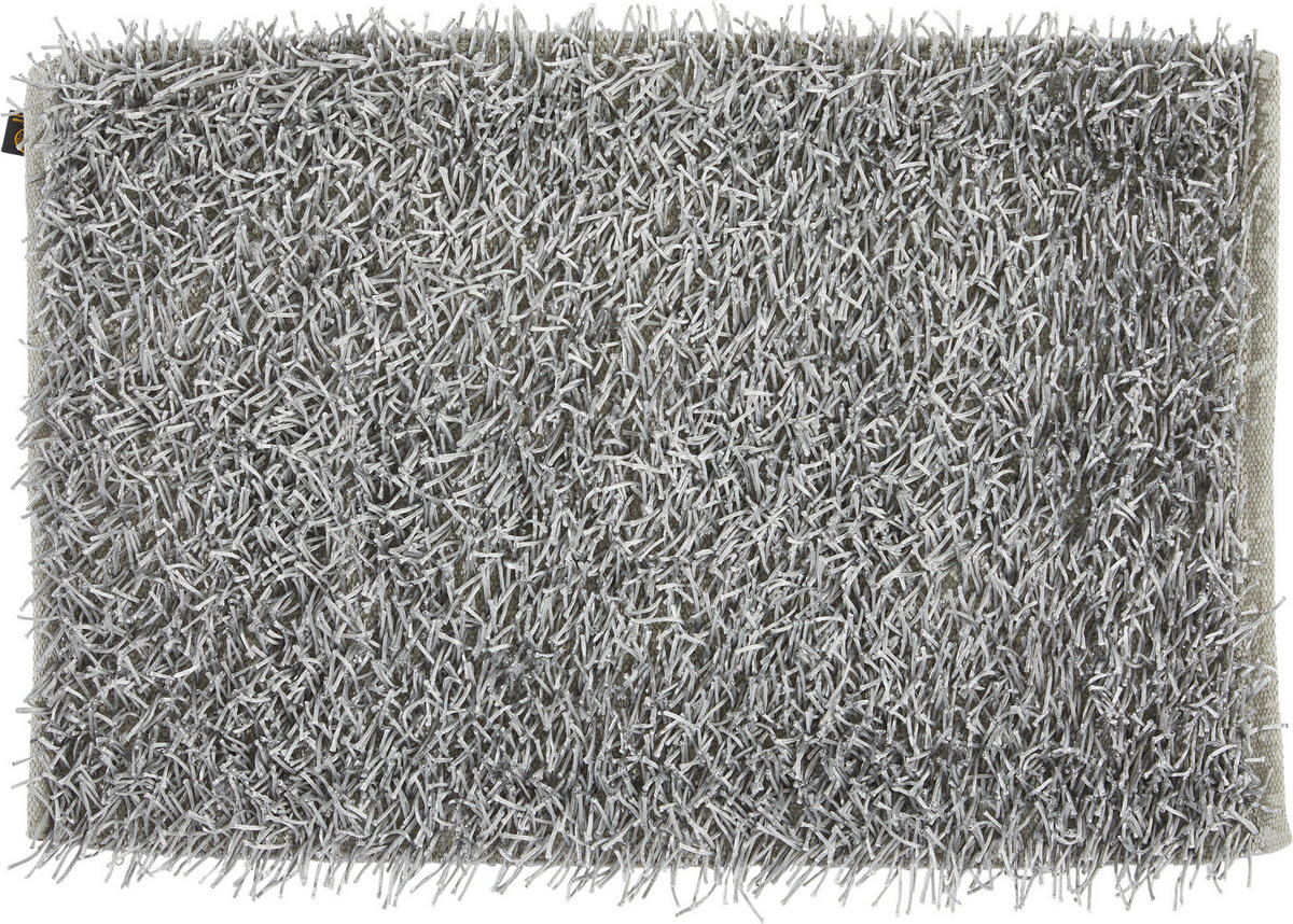 BADTEPPICH Shaggy Grau 60/100 cm  - Grau, Basics, Textil (60/100cm) - Esposa