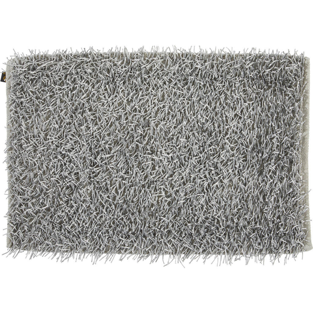 Thumbnail - Esposa Badteppich Shaggy, Grau, Textil, Uni, rechteckig, 60x100 cm, Oeko-Tex® Standard 100, für Fußbodenheizung geeignet...