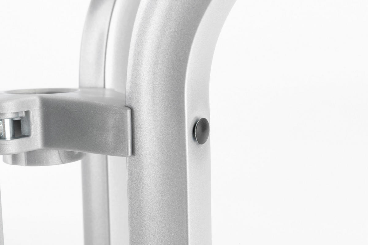 GARTENKLAPPTISCH 70/70/74 cm Metall, Kunststoff quadratisch  - Anthrazit/Silberfarben, Basics, Kunststoff/Metall (70/70/74cm) - Kettler