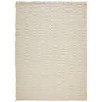 HANDWEBTEPPICH 160/230 cm Weiß  - Weiß, Basics, Textil (160/230cm) - Linea Natura