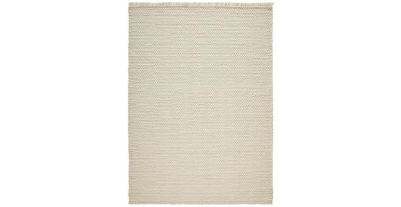 HANDWEBTEPPICH 160/230 cm Weiß  - Weiß, Basics, Textil (160/230cm) - Linea Natura