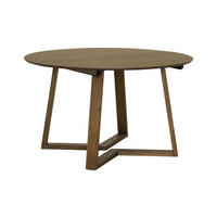 MATBORD i trä, metall 130-230/130-230/75 cm   - brun, Design, metall/trä (130-230/130-230/75cm) - Best Price