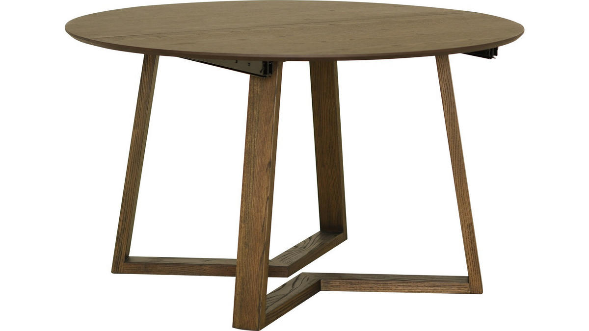 MATBORD i trä, metall 130-230/130-230/75 cm   - brun, Design, metall/trä (130-230/130-230/75cm) - Best Price