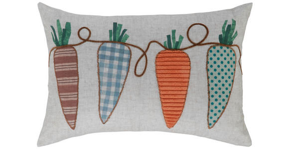 ZIERKISSEN  40/60 cm   - Weiß, Textil (40/60cm) - Esposa