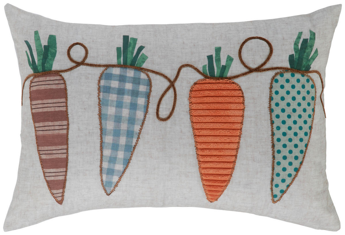 ZIERKISSEN  40/60 cm   - Weiß, Textil (40/60cm) - Esposa