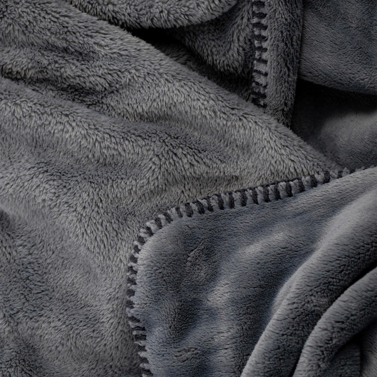 TAKARÓ 140/190 cm  - szürke, Basics, textil (140/190cm) - Zoeppritz