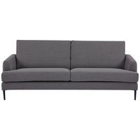 DVOSJED tekstil  siva    - siva/crna, Moderno, tekstil/metal (183/77/87cm) - MID.YOU