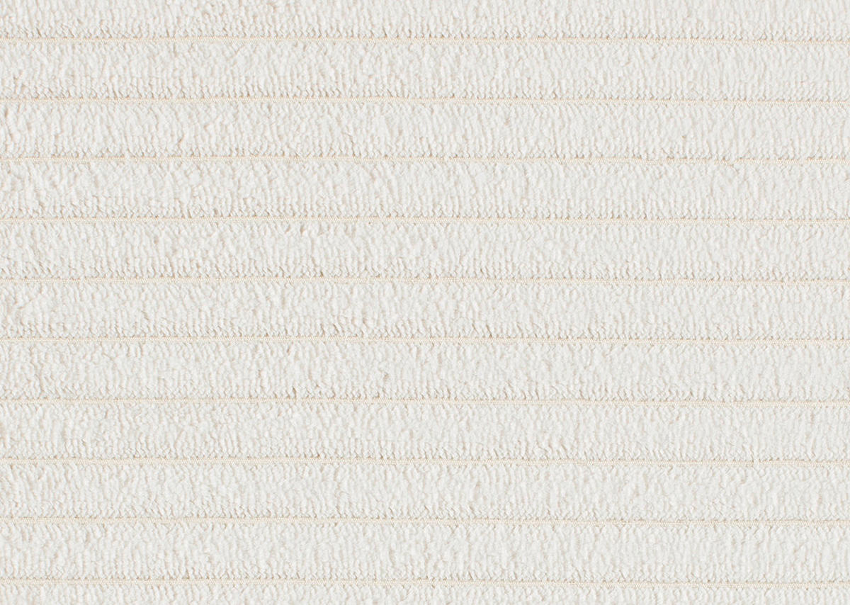 ECKSOFA Creme Cord, Velours  - Creme/Schwarz, Design, Kunststoff/Textil (155/243cm) - Xora