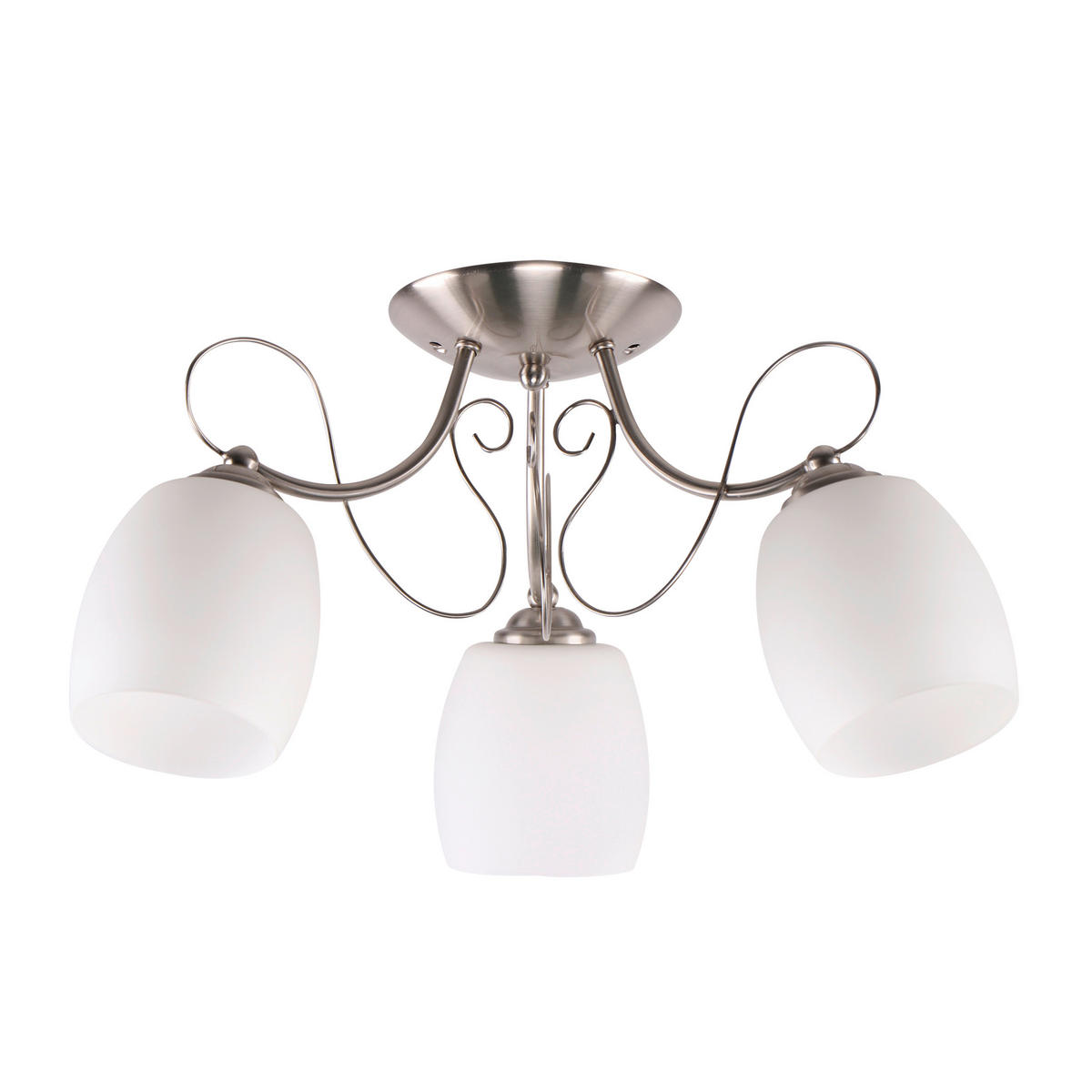 DECKENLEUCHTE 56/56/26 cm   - Weiß, KONVENTIONELL, Metall (56/56/26cm)